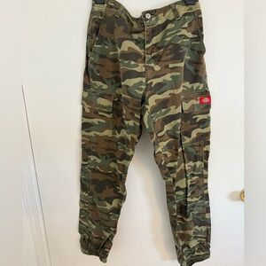Dickies Green Camouflage Cargo Pants
